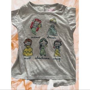 Disney princess doodle shirt